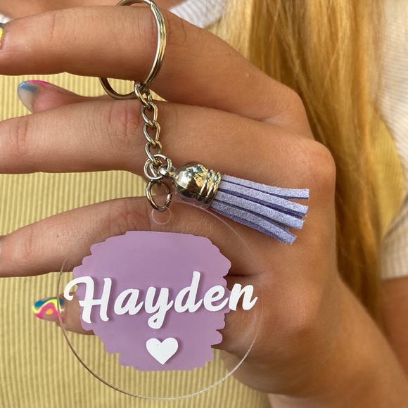 Personalized Name Acrylic Keychain - Picture 2 of 13